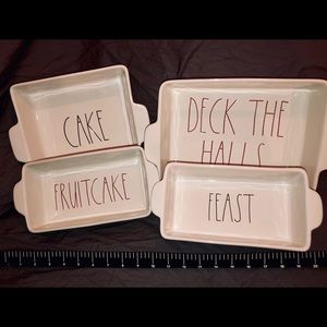 Rae Dunn bake cake fruitcake feast